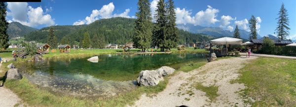 panoramica lago Falcade