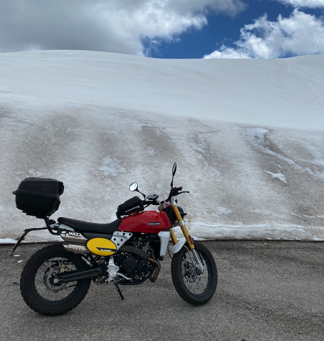 Moto sulla neve